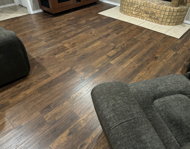 Living room carpet to Pergo after 2